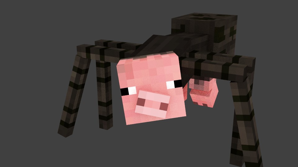 Minecraft SpiderPig Rig! preview image 1